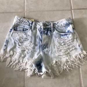 High waisted shorts